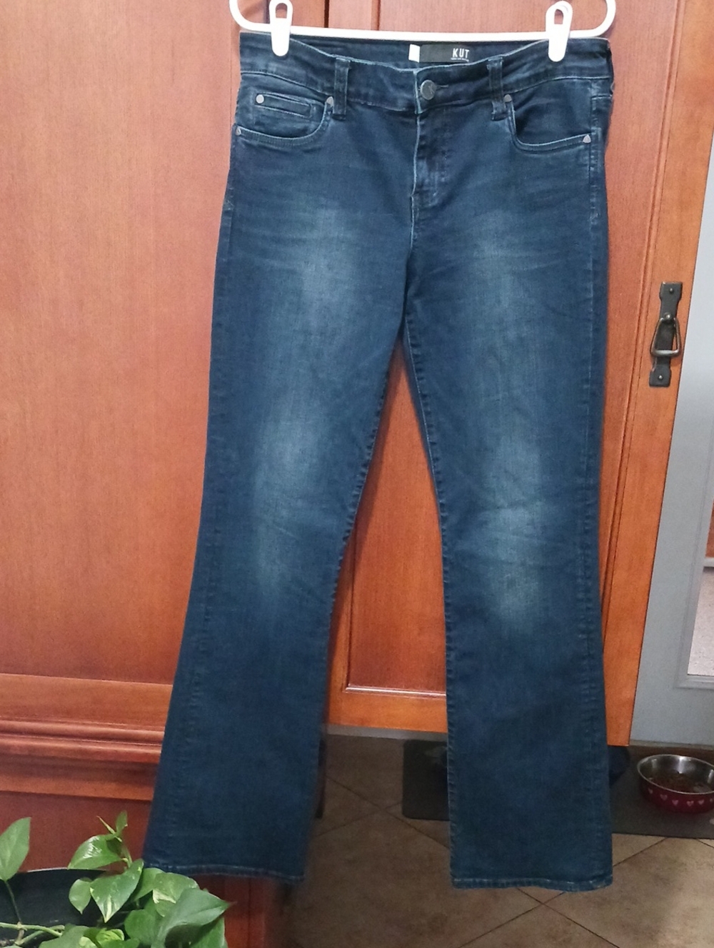 Kut from the Kloth Dark Wash High-Rise Boot Cut Jeans